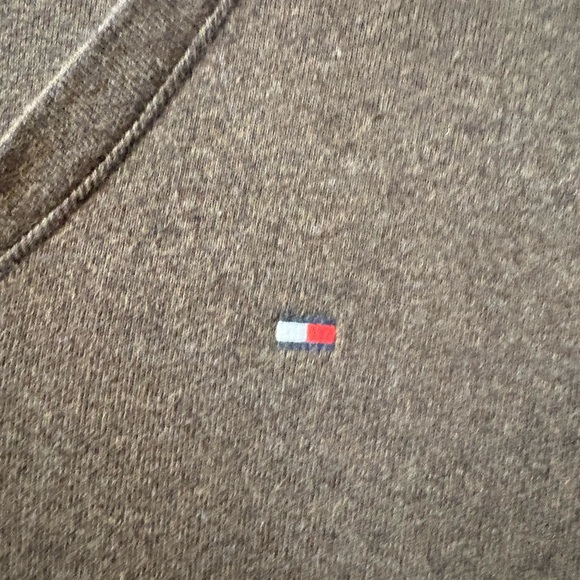 Tommy Hilfiger Women's Brown V-Neck Long Sleeve Top Size XXL - Picture 3 of 4